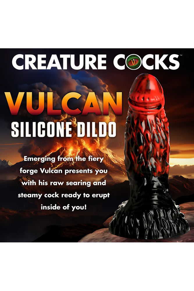 XR Brands - Creature Cocks - Vulcan Silicone Dildo - Stag Shop