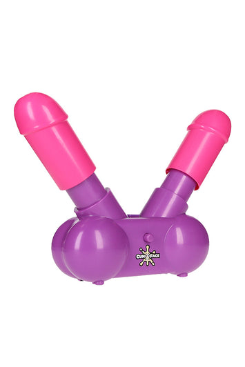 Shots Toys - Cum Face Duel Pump Action Penis Game - Stag Shop