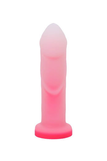 Tantus - Cush Dual Density Dildo - Candy Pink - Stag Shop