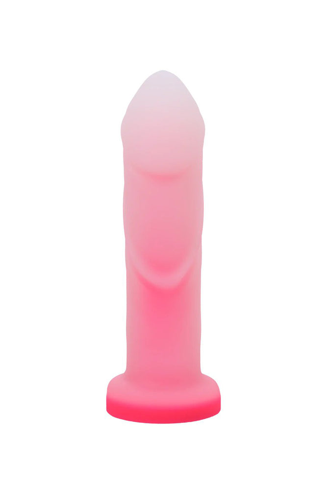 Tantus - Cush Dual Density Dildo - Candy Pink - Stag Shop