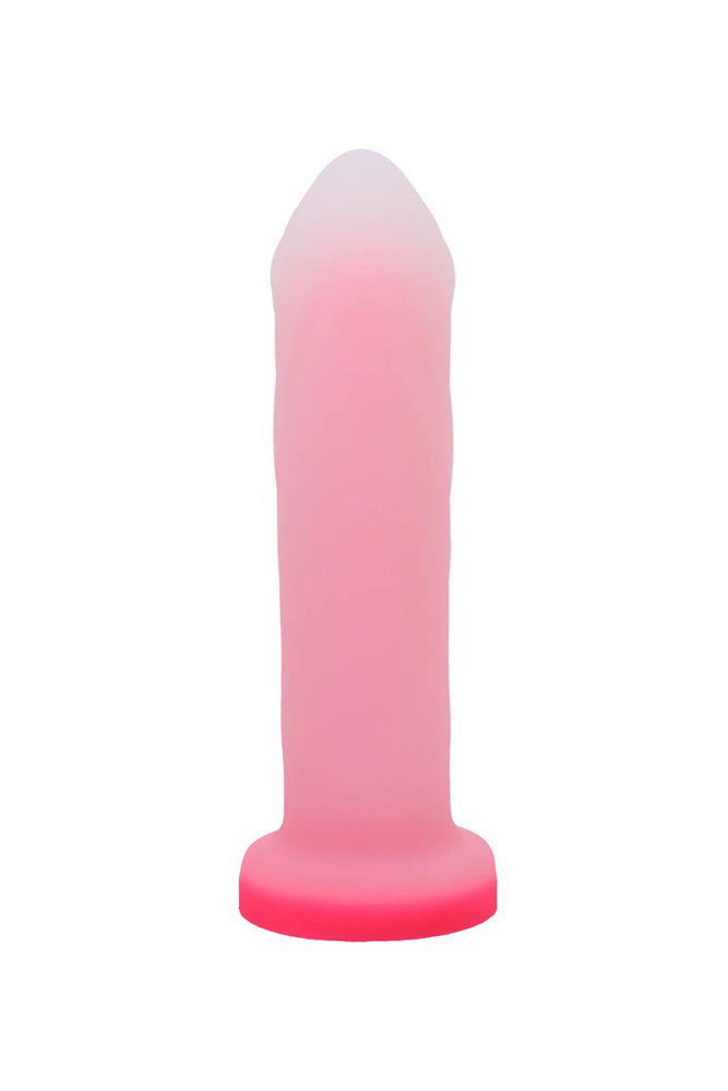 Tantus - Cush Dual Density Dildo - Candy Pink - Stag Shop