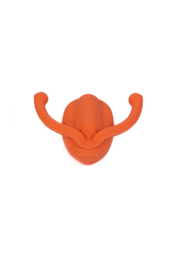 Dame - Eva Hands-Free Clitoral Vibrator - Orange - Stag Shop