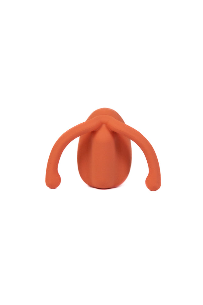 Dame - Eva Hands-Free Clitoral Vibrator - Orange - Stag Shop