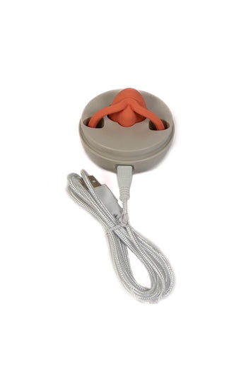 Dame - Eva Hands-Free Clitoral Vibrator - Orange - Stag Shop