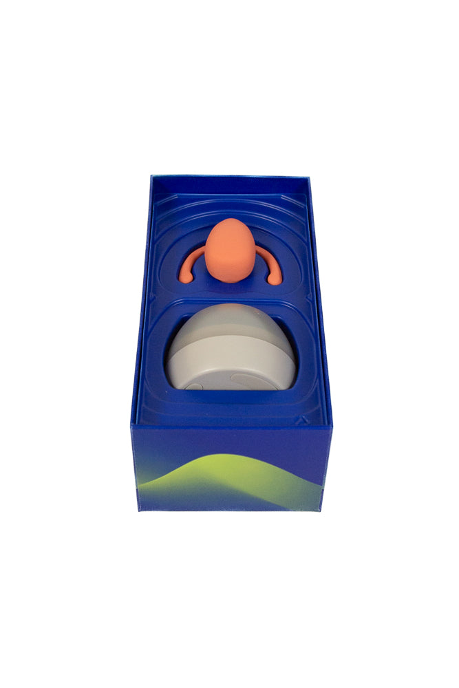 Dame - Eva Hands-Free Clitoral Vibrator - Orange - Stag Shop