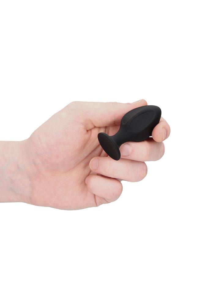Ouch by Shots Toys - Diamond Shape Butt Plug Set - Black - Stag Shop