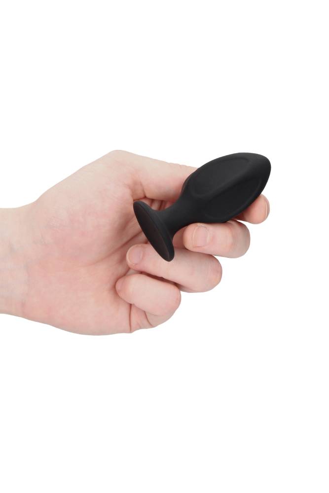 Ouch by Shots Toys - Diamond Shape Butt Plug Set - Black - Stag Shop