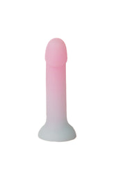 Love to Love - Dildolls - Galactica Glitter Dildo - Blue/White - Stag Shop