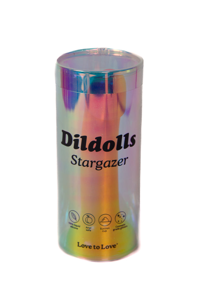 Love to Love - Dildolls - Stargazer Glitter Dildo - Multicolour - Stag Shop