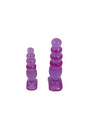 Crystal Jellies by Doc Johnson - Anal Delight Trainer Kit - Purple - Stag Shop