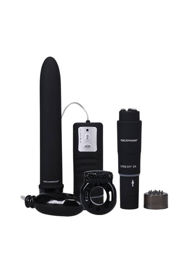 Doc Johnson - Black Magic Pleasure Kit - Black - Stag Shop