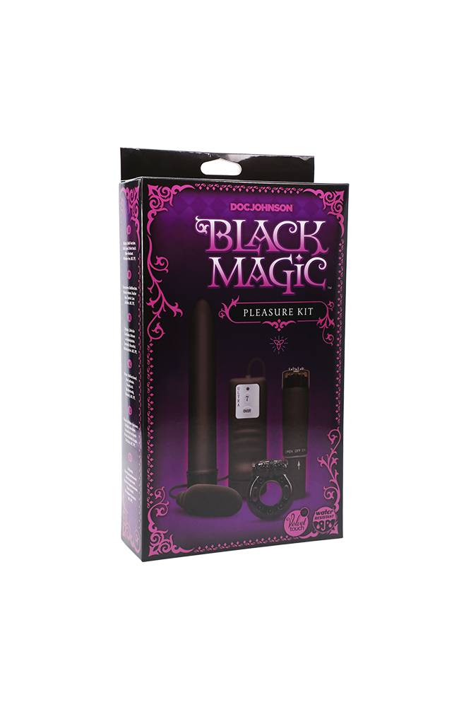 Doc Johnson - Black Magic Pleasure Kit - Black - Stag Shop