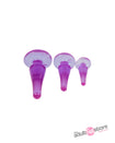 Crystal Jellies by Doc Johnson - Anal Initiation Kit - Purple - Stag Shop