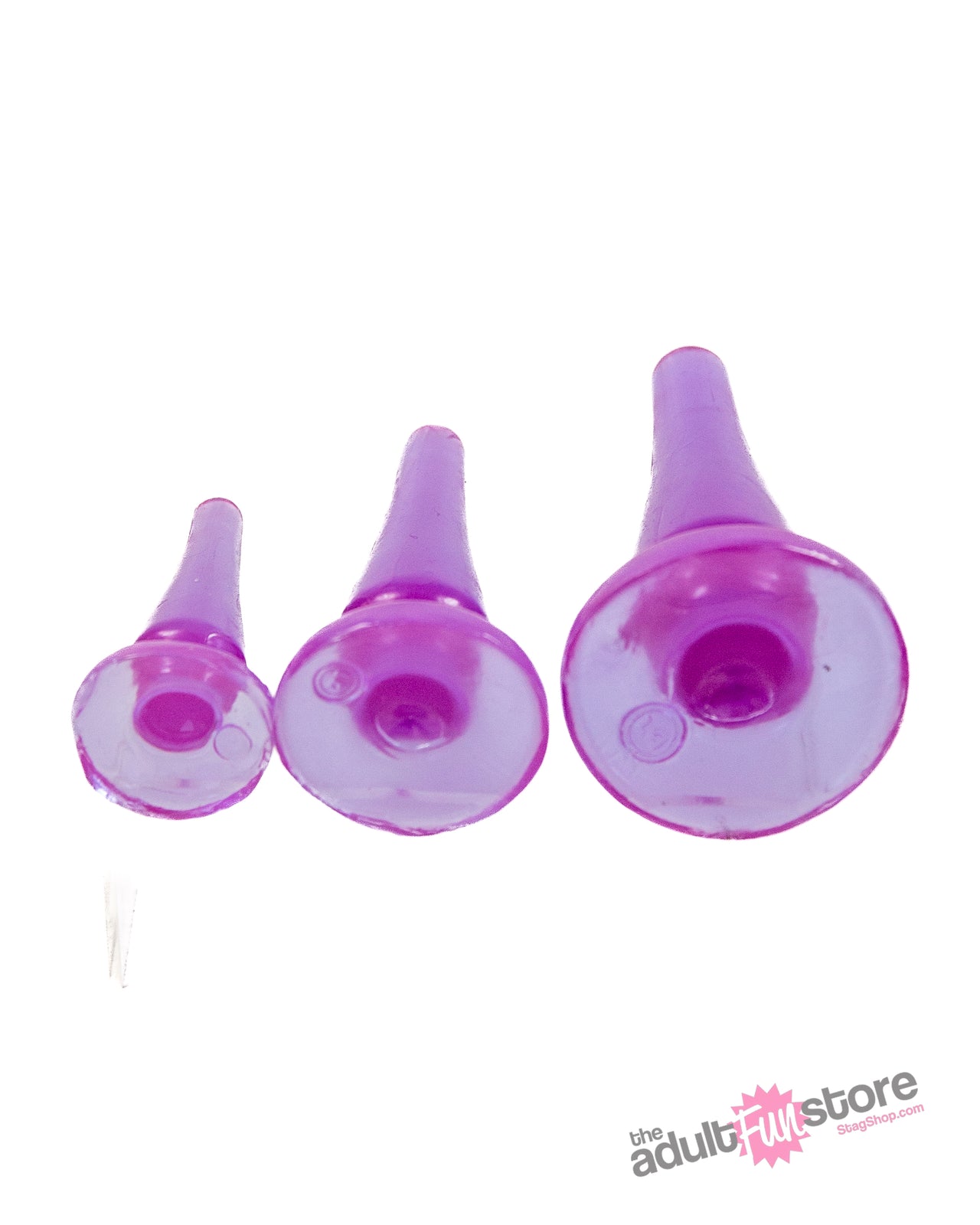 Crystal Jellies by Doc Johnson - Anal Initiation Kit - Purple - Stag Shop