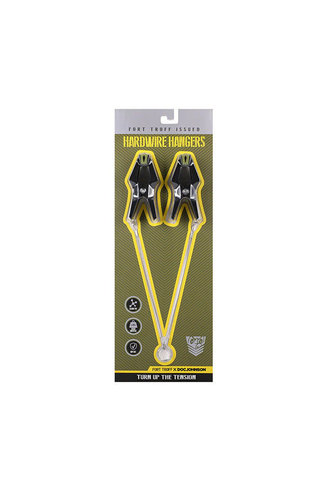 Doc Johnson - Fort Troff - Hardwire Hangers - Black - Stag Shop