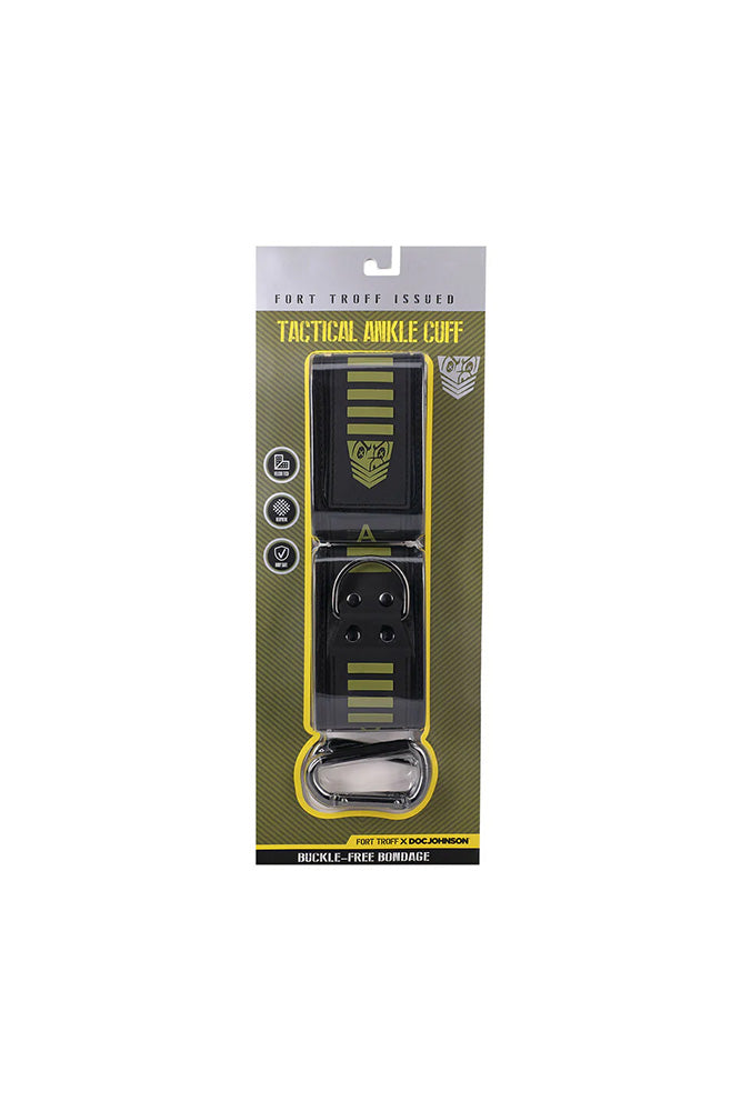 Doc Johnson - Fort Troff - Tactical Ankle Cuffs - Black - Stag Shop