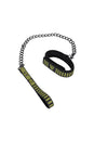 Doc Johnson - Fort Troff - Tactical Collar & Leash - Black/Green - Stag Shop