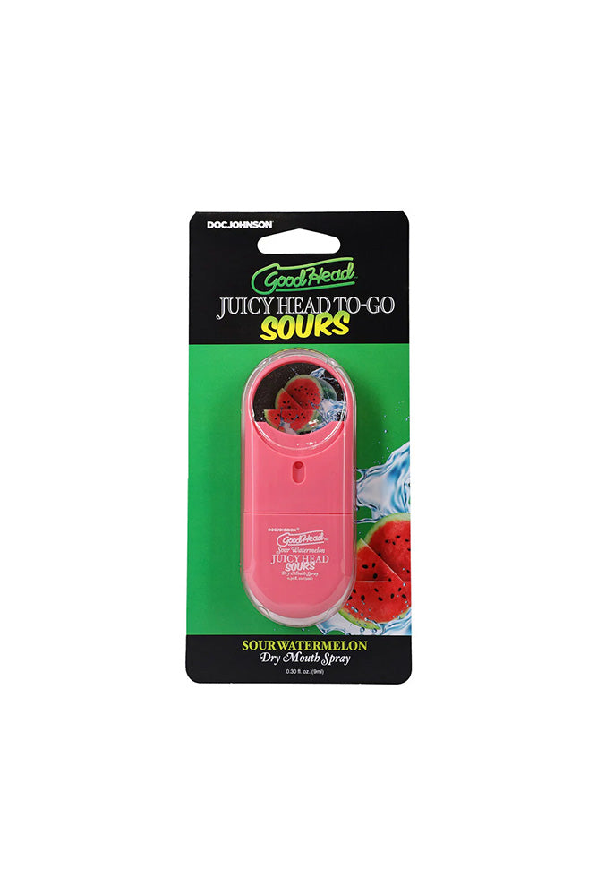 Doc Johnson - GoodHead - Dry Mouth Spray To-Go .30 fl. oz - Sour Watermelon - Stag Shop