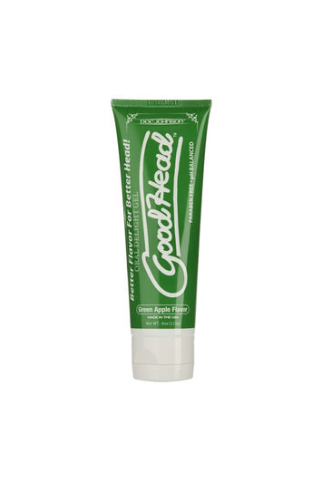 Doc Johnson - GoodHead - Oral Delight Gel - Green Apple - 4oz - Stag Shop