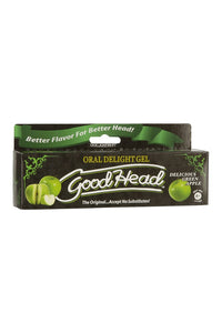 Thumbnail for Doc Johnson - GoodHead - Oral Delight Gel - Green Apple - 4oz - Stag Shop