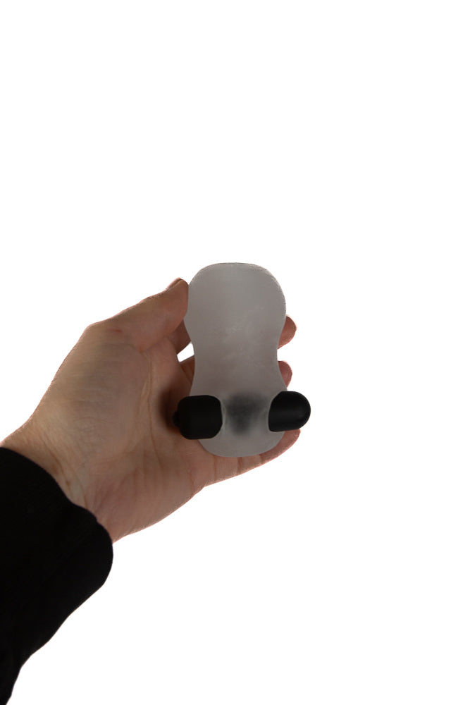 Doc Johnson - GoodHead - Vibrating Helping Head Stroker Pro - Clear - Stag Shop