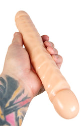 Doc Johnson - Jr. Veined Double Header 12 Inch Dildo - Stag Shop