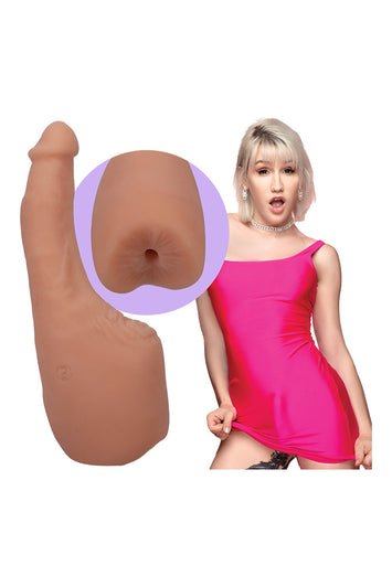 Doc Johnson - Signature Cock with Penetrable Ass - Transgirls Lena Moon - Beige - Stag Shop