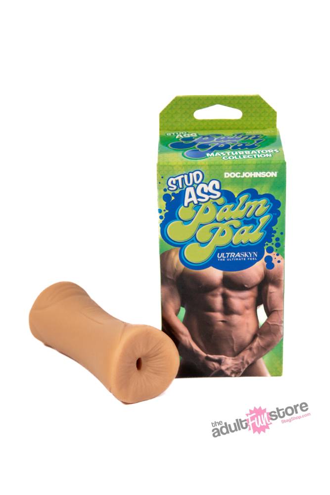 Doc Johnson - Stud Ass Palm Pal Stroker - Beige - Stag Shop