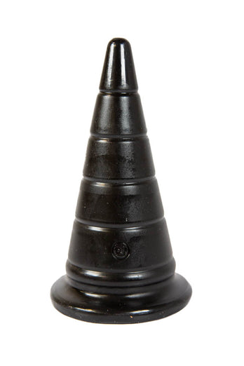 Doc Johnson - TitanMen - Anal Stretcher 6 Inch Cone Plug - Black - Stag Shop