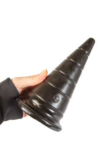 Doc Johnson - TitanMen - Anal Stretcher 6 Inch Cone Plug - Black - Stag Shop