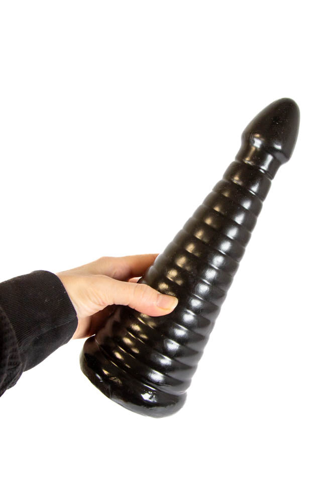 Doc Johnson - TitanMen - Intimidator Anal Stretcher Cone Plug - Black - Stag Shop