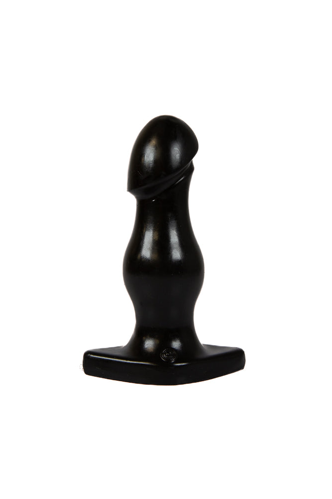 Doc Johnson - TitanMen - The Rumpy Butt Plug - Black - Stag Shop