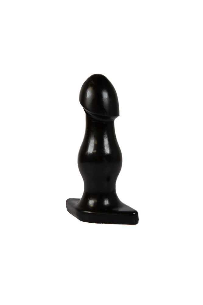 Doc Johnson - TitanMen - The Rumpy Butt Plug - Black - Stag Shop