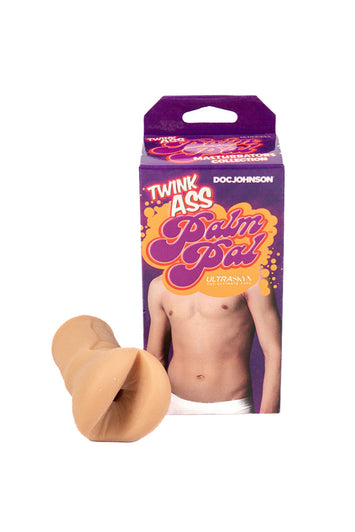 Doc Johnson - Twink Ass Palm Pal Stroker - Beige - Stag Shop