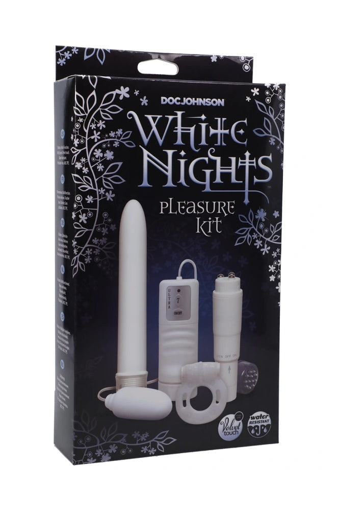 Doc Johnson - White Nights Pleasure Kit - White - Stag Shop