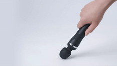 Lovense - Domi 2 Bluetooth Mini Massage Wand - Black - Stag Shop