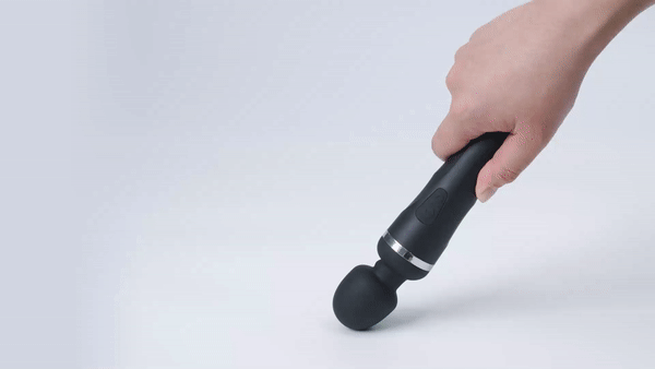 Lovense - Domi 2 Bluetooth Mini Massage Wand - Black - Stag Shop