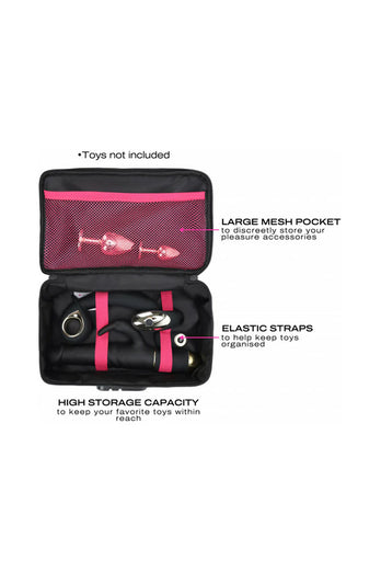 Dorcel - Discreet Lockable Storage Box - Black - Stag Shop