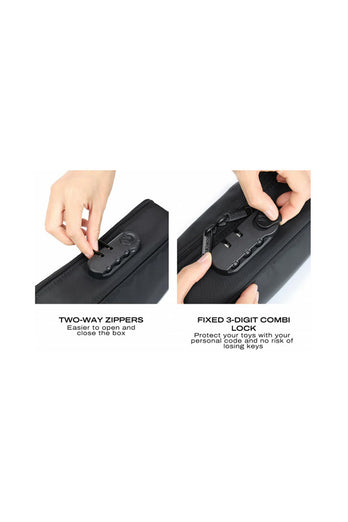 Dorcel - Discreet Lockable Storage Box - Black - Stag Shop