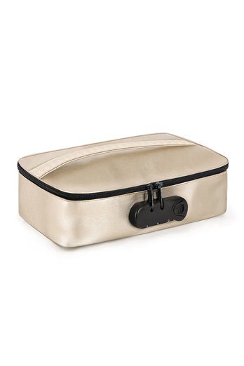 Dorcel - Discreet Lockable Storage Box - Luxury Gold - Stag Shop