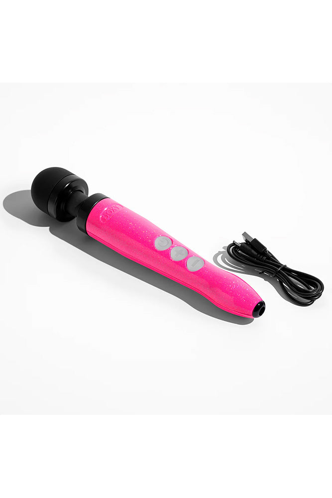 Doxy - Die Cast 3R Rechargeable Wand Vibrator - Hot Pink - Stag Shop