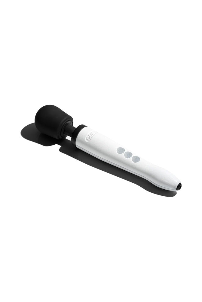 Doxy - Die Cast R Rechargeable Wand Vibrator - Stardust White - Stag Shop
