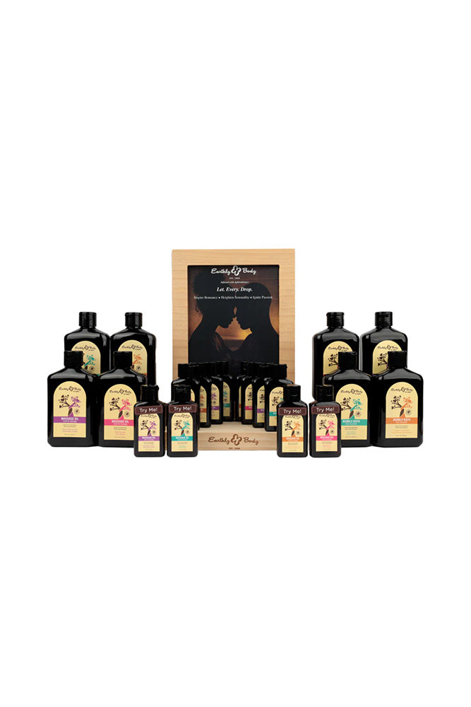 Earthly Body -  Aphrodisiac Massage Oil & Bubble Bath Set - Stag Shop