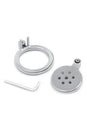 Electric Eel - Lockmaster - Stainless Steel Flat Inverted Chastity Cage - Stag Shop