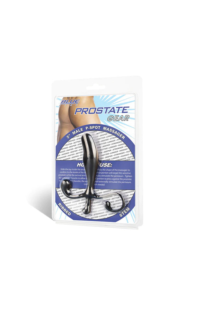 Electric Eel - Blue Line - 5" Prostate Massager - Black - Stag Shop