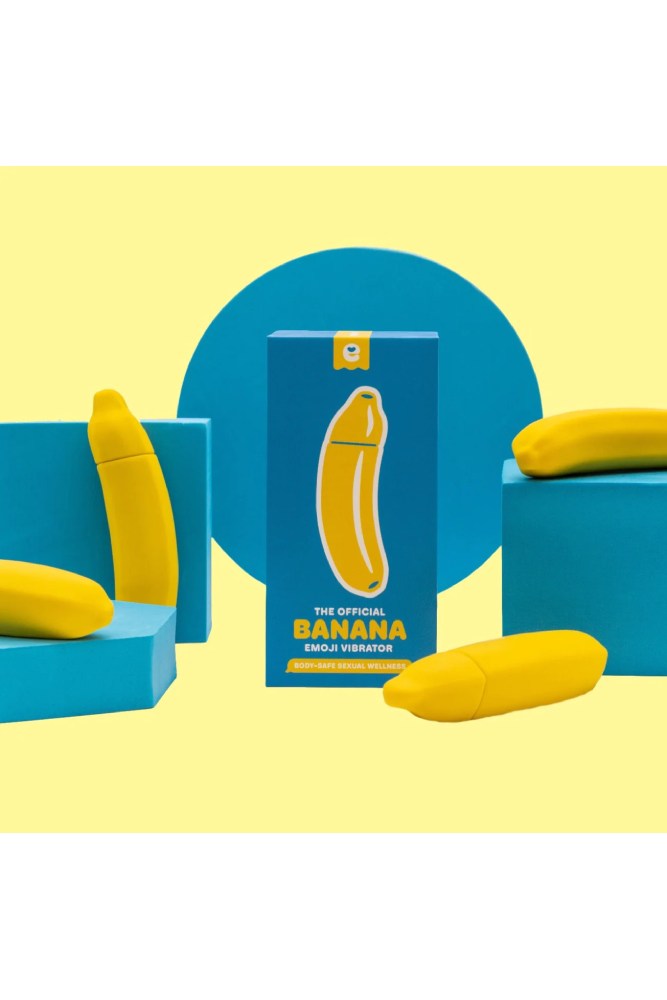 Emojibator - Banana Vibrator - Yellow - Stag Shop