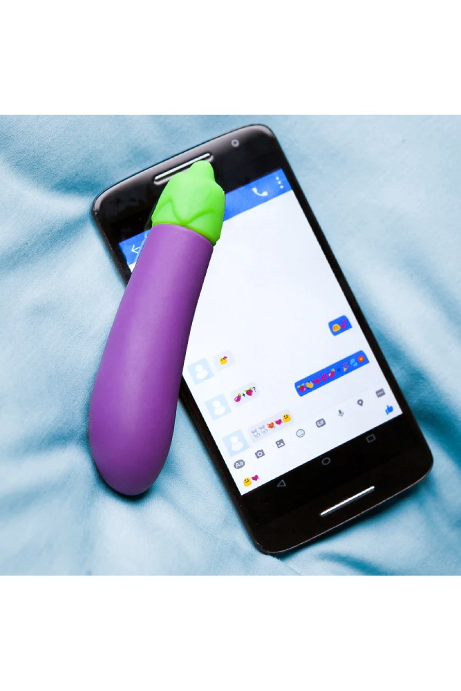 Emojibator - Eggplant Vibrator - Purple - Stag Shop