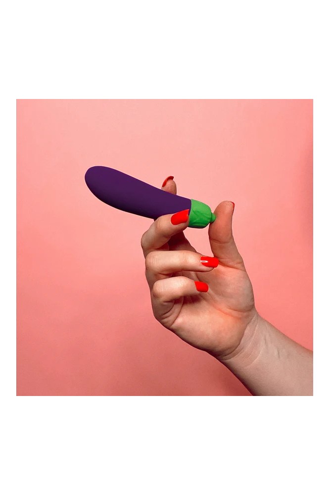 Emojibator - Eggplant Vibrator - Purple - Stag Shop