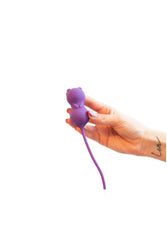 Emojibator - Kitty Cat Remote Control Kegel Toy - Purple - Stag Shop