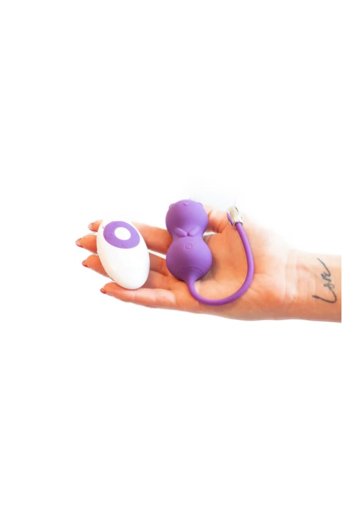 Emojibator - Kitty Cat Remote Control Kegel Toy - Purple | Stag Shop Emojibator - Kitty Cat Remote Control Kegel Toy - Purple | Stag Shop